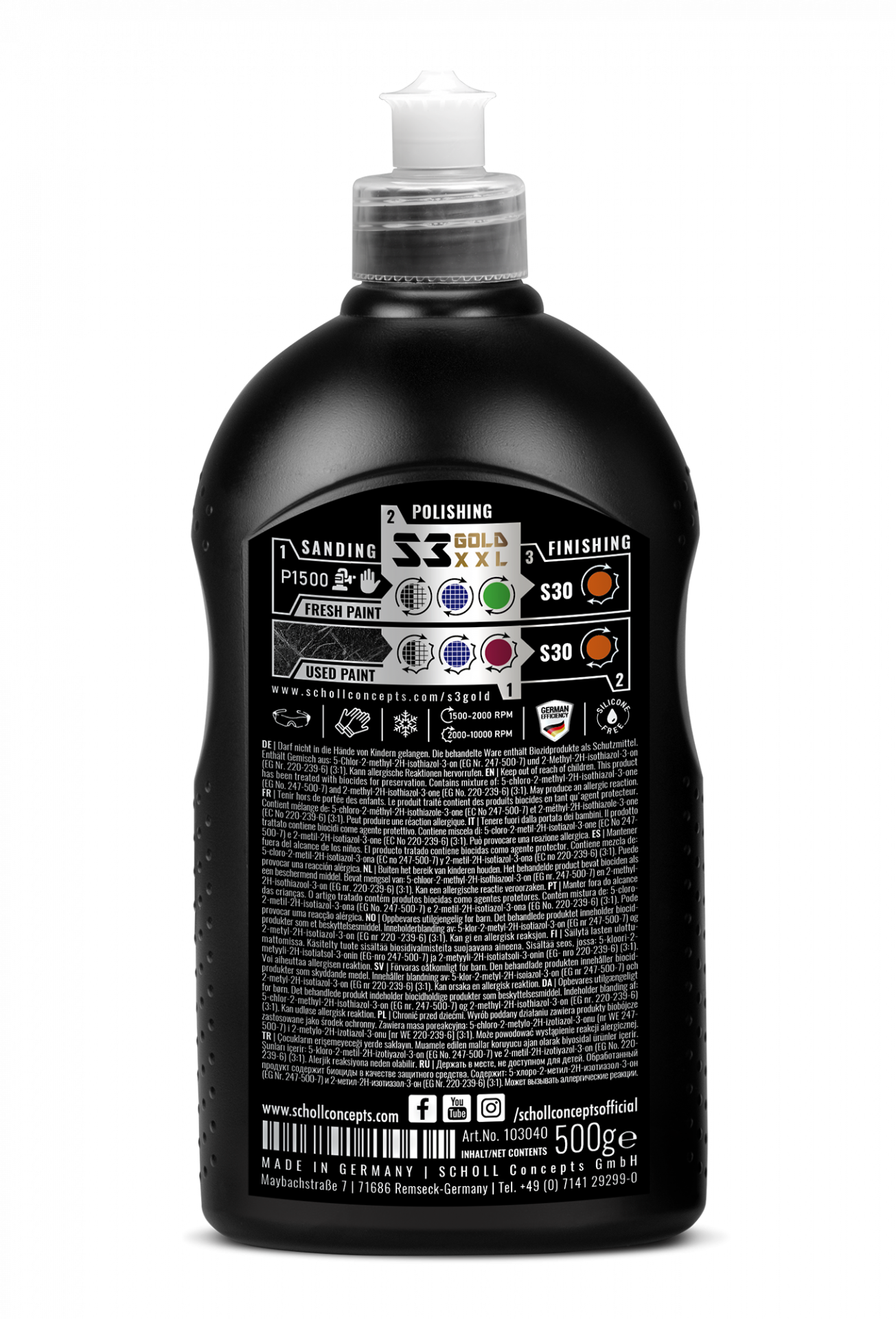 S3 GOLD XXL Extra-Heavy-Cut