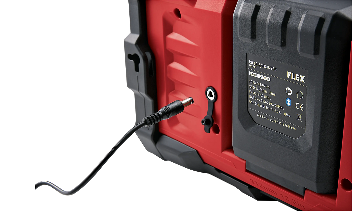 RD 12/18/230 Digital 12 / 18 V cordless radio