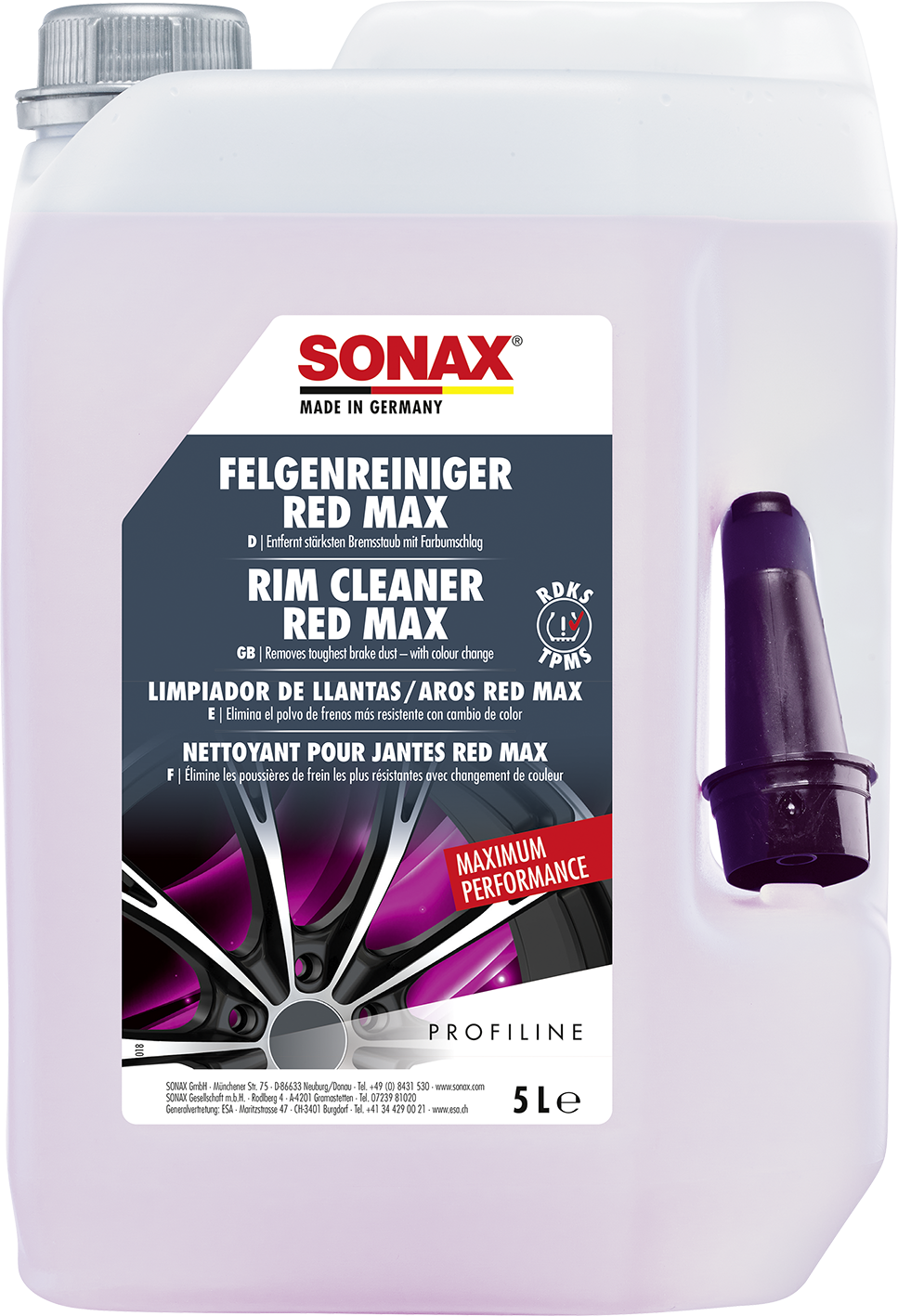 Rim Cleaner Red Max 5L