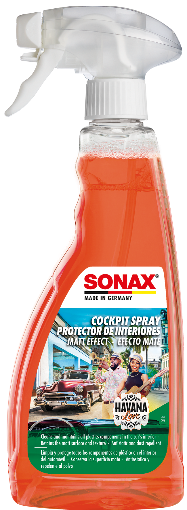 Cockpit Spray Matte-effect Havana Love 500ml