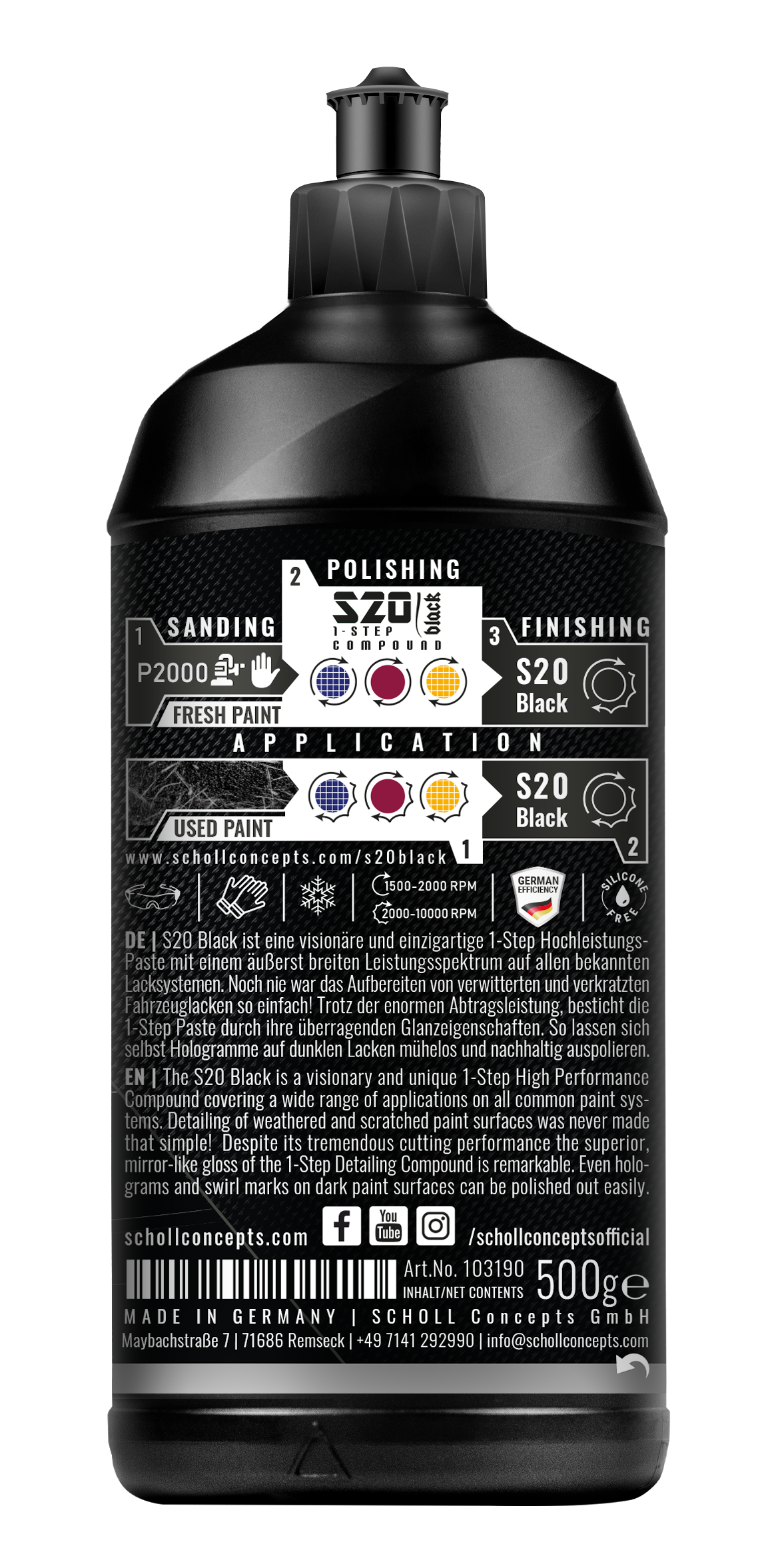 S20 BLACK 1-Step Compound