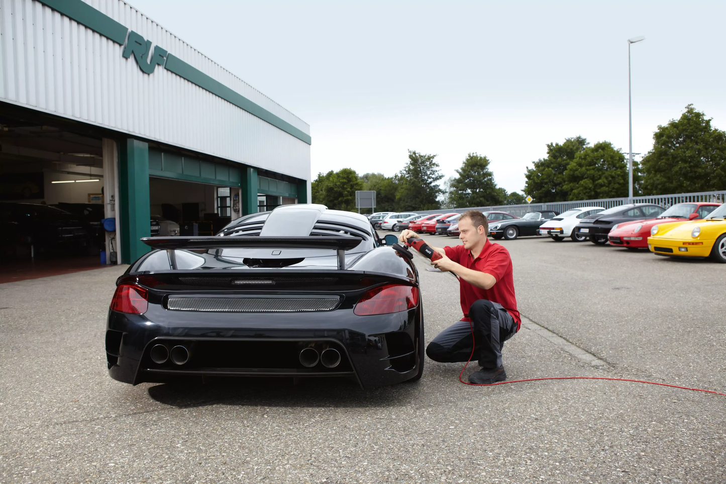 PE 14-2 150 Variable-speed polisher with a high torque