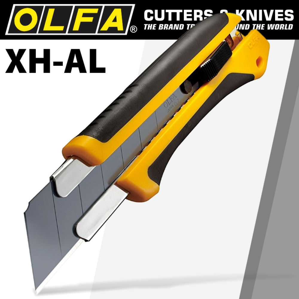 Olfa Extra Heavy Duty Cutter With Black 25mm Hbb Blade